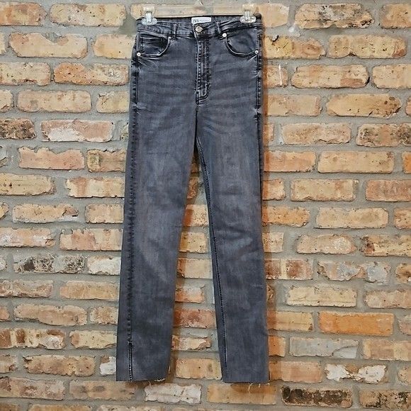 Zara Gray sun washed jeans size 26 X 29 - Picture 2 of 10